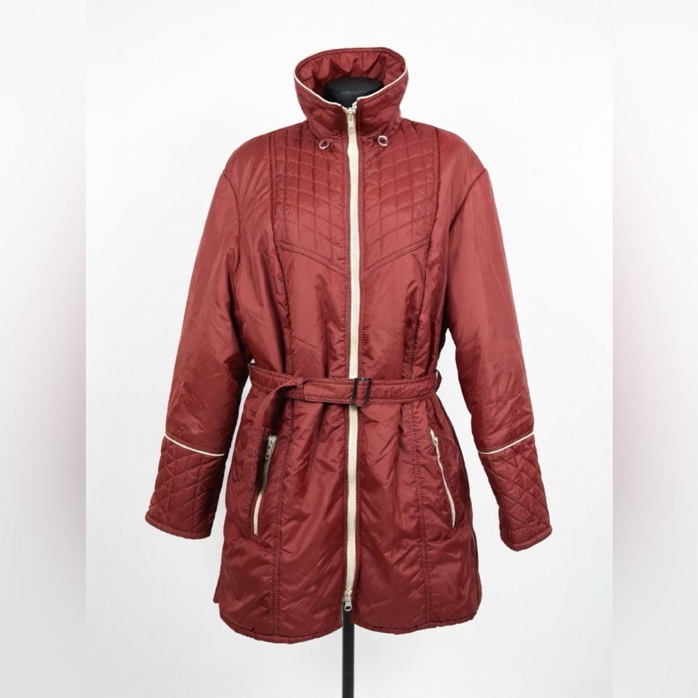 Vintage GOLICINO Quilted Belted Puffer Jacket